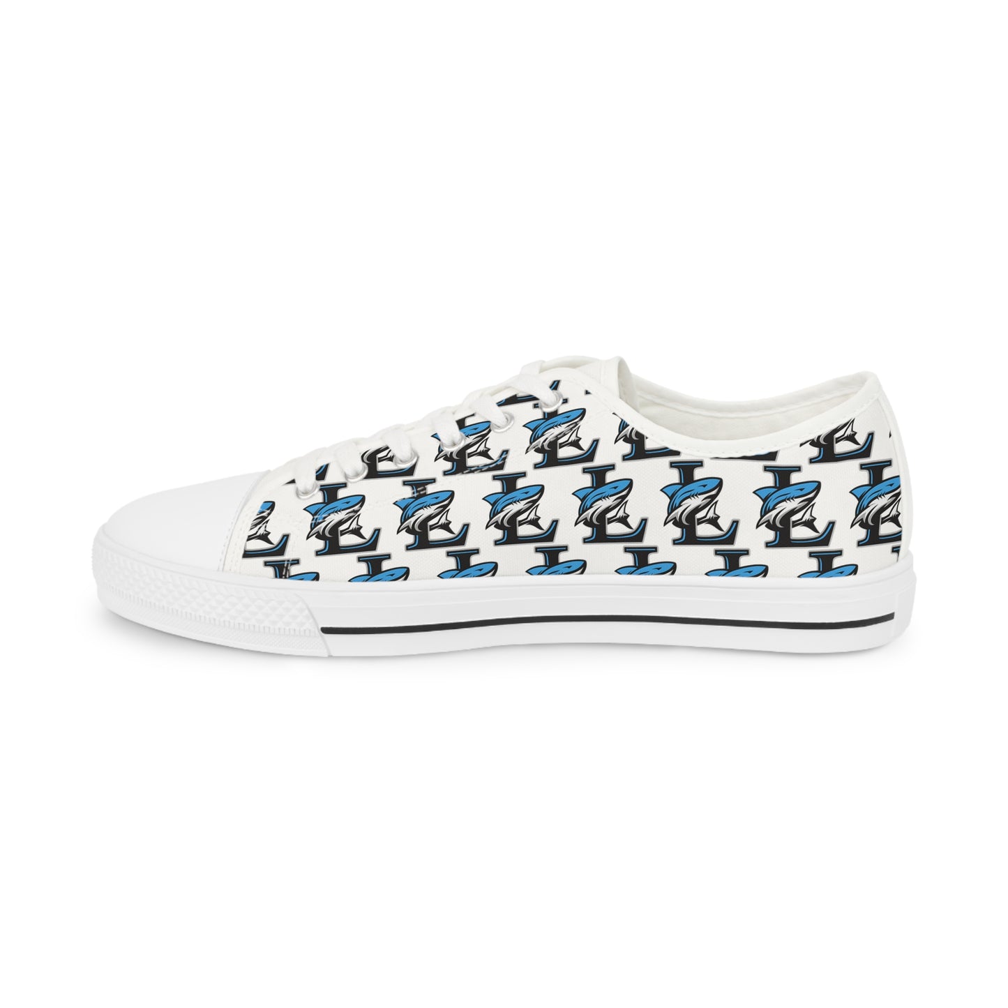 Men's Makos Low Top Sneakers — White Casual Canvas Shoes